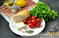 Салат с беконом и сыром