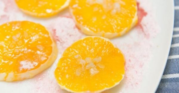 Апельсин с леденцами