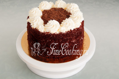 Шоколадный торт Клубника со сливками