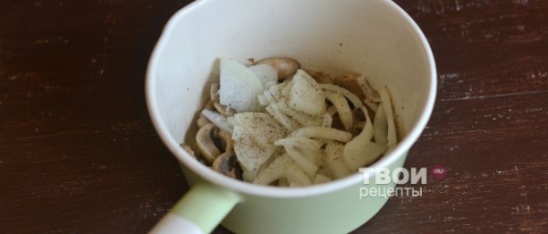 Картофель с грибами в духовке