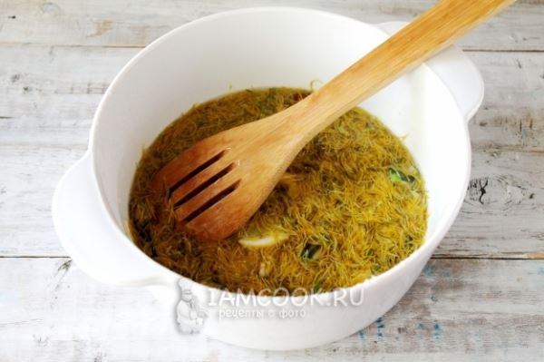 Сироп из одуванчиков