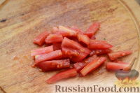 Овощной салат "Щедрость лета" с персиками, авокадо и сыром