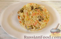 Салат с белыми грибами и курицей