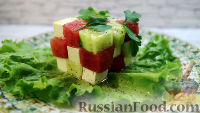 Салат "Арбузный куб"