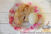 Салат с белыми грибами и курицей