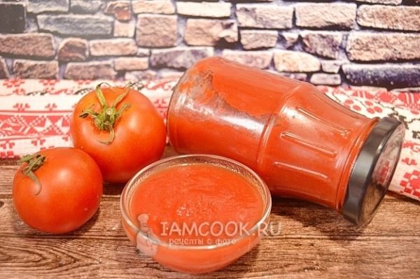 Домашняя томатная паста через соковыжималку