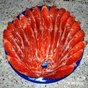 Соленая красная рыба