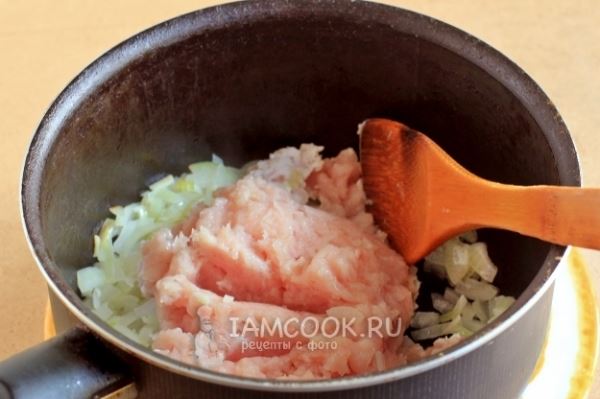 Подлива из куриного фарша к макаронам